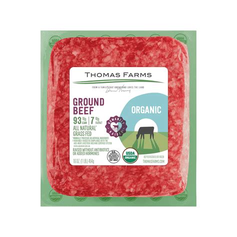 Organic Ground Beef 93/7 – Thomas Farms