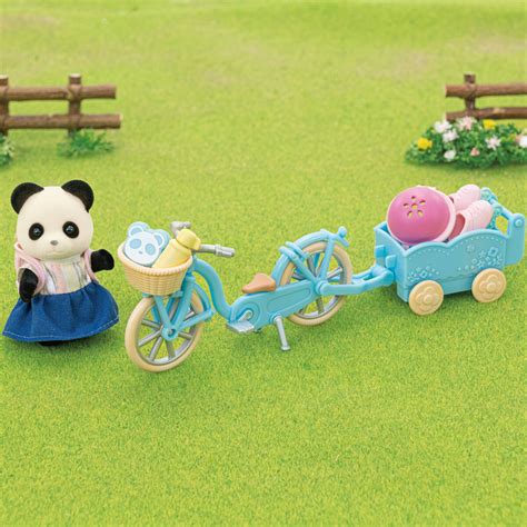 Calico Critters Cycle & Skate Set Panda Girl - Building Blocks