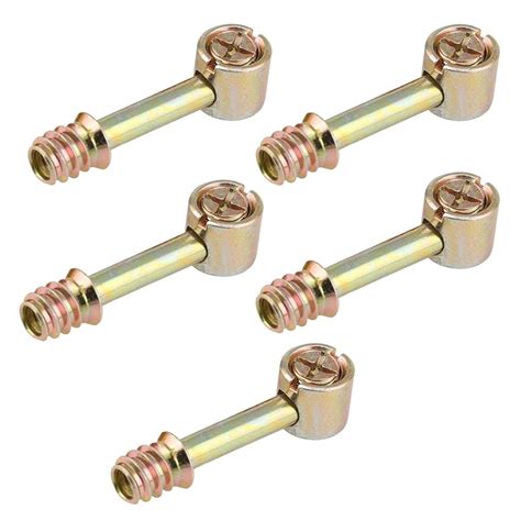 5X Furniture Cabinet Fixing Screw Locking Cam Bolt Nut Fittings ...