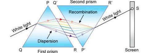 state the cause of dispersion of white light by a glass prism . how did ...