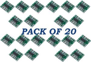 EASTRA 20 PCS PAM8403 2x 3W Mini Digital Power Amplifier Board AMP ...