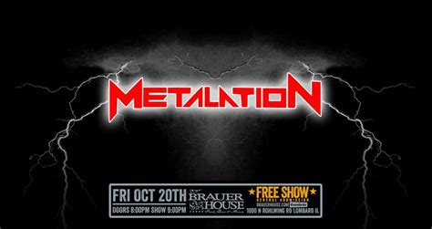 Metalation Metal Covers FREE SHOW @ Brauer House Lombard, Brauer House ...