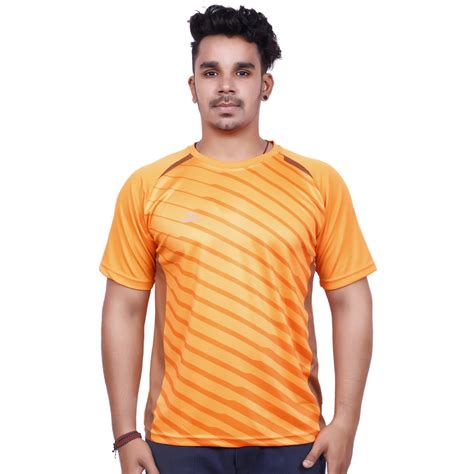 Mayor RNT-003/2 Nylon Men's Round Neck Dry Fit T Shirt (Small) : Amazon ...