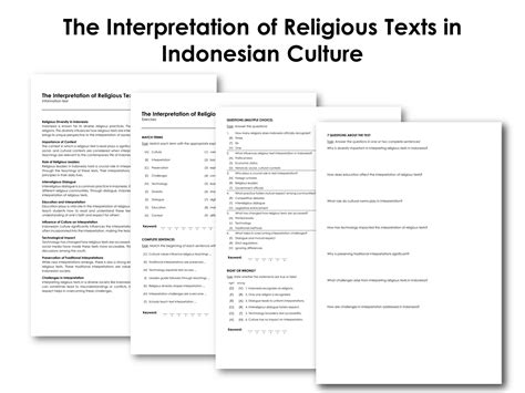 The Interpretation of Religious Texts in Indonesian Culture | Made By ...