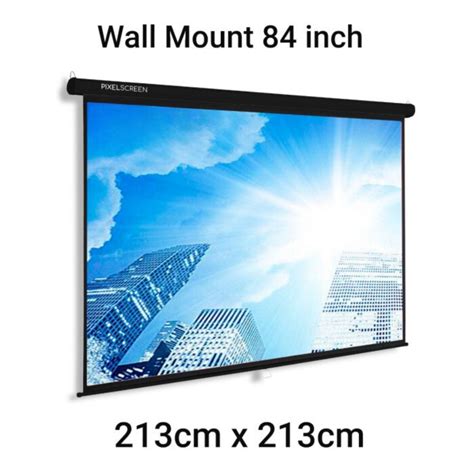 Jual Screen Inforce Proyektor 84" Wallmount Inforce Screen Wall 84 Inch ...