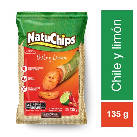 Comprar Snack Frito Lay Caribas Natuchips Chile Y Limón - 135 g ...