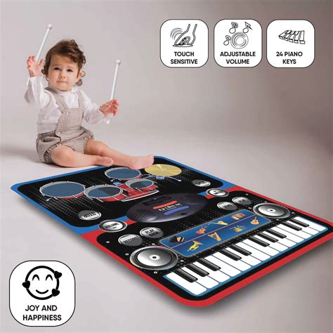 2-in-1 Musical Playmat for Kids | Interactive Toy for Kids 3 Years and ...