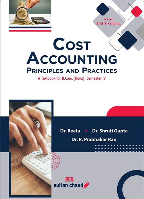 Cost Accounting - Principles and Practices: A Textbook for B.Com. (Hons ...