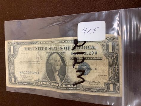 Sold Price: Series 1935 US Silver Certificate One Dollar Bill - March 1 ...