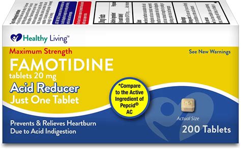 Amazon.com: Timely Acid Reducer Famotidine 20mg - 200 Tablets ...