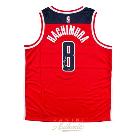 Rui Hachimura Autographed Red Washington Wizards Swingman Jersey ~Open ...