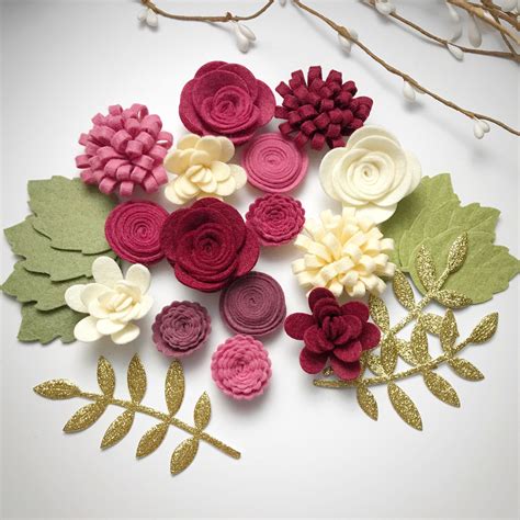 Diy Felt Flowers