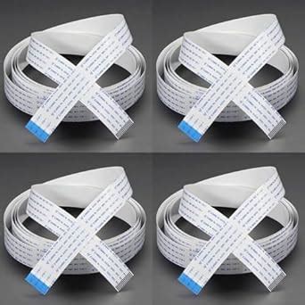 FlyRobo (4 pc) 500mm Flex Cable for Programming Board PI Camera ...