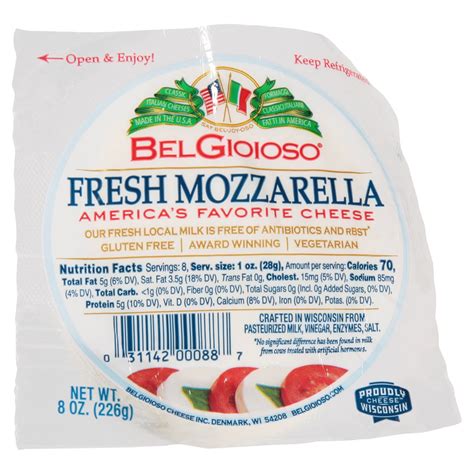 BelGioioso Fresh Mozzarella Cheese, 8 oz - The Fresh Grocer