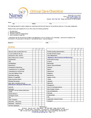 Image result for Critical Procedure Checklist