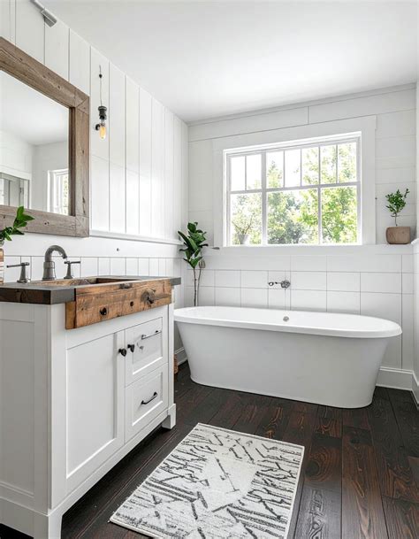 25 Dark Wood Floor Bathroom Ideas for a Cozy Retreat