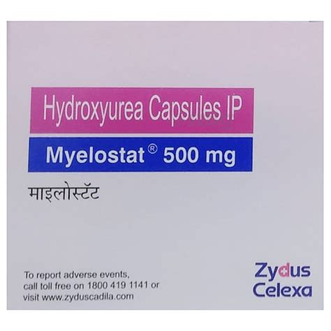 Myelostat 500mg Capsule 10's Price, Uses, Side Effects, Composition ...