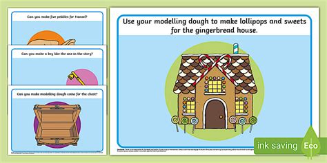 Hansel and Gretel Modelling dough Mats