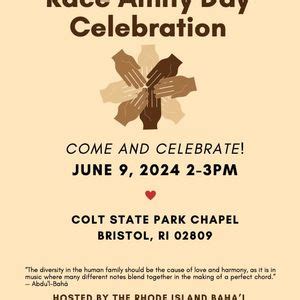 Race Amity Day Celebration, Colt State Park, Bristol, RI 02809, United ...