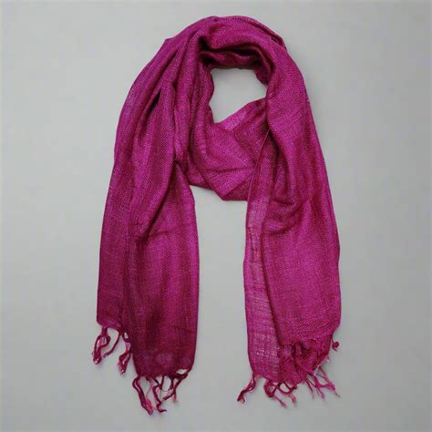 Pink colour Plain Rayon Scarf– indiascarves