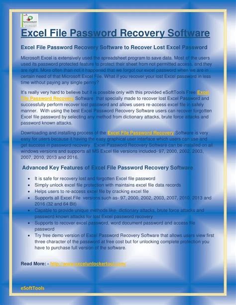 Image result for Excel Password Recovery Software