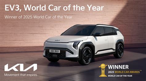 Kia Global Media Center : Kia EV3 Wins 2025 World Car of the Year