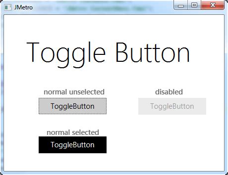 Image result for Toggle Button J Frame