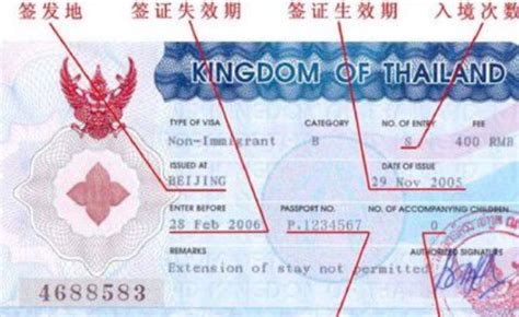 办泰国签证Thai visa，泰国签证样本วีซ่าไ-国际办证ID
