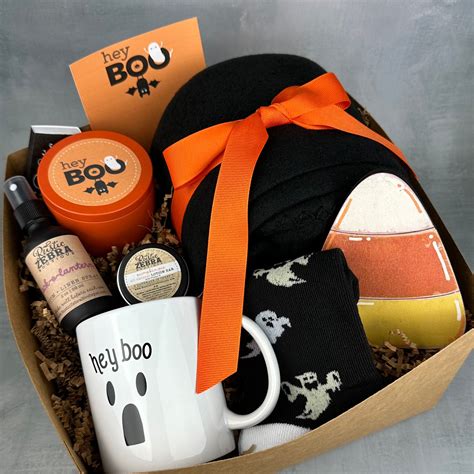 Fall Style Gift Box, Halloween Basket, Spooky Basket, Hey Boo Basket ...