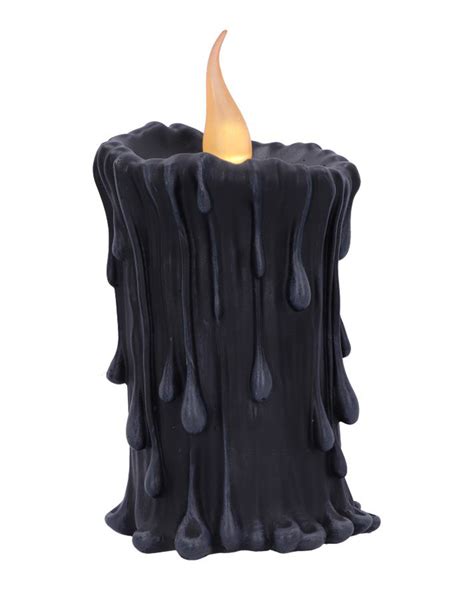 Black Magic LED Candle 19cm Order NOW | Horror-Shop.com