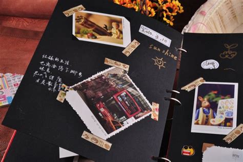 DIY相册复古牛角绑带 韩国情侣手工粘贴式恋爱纪念册创意生日礼物-阿里巴巴