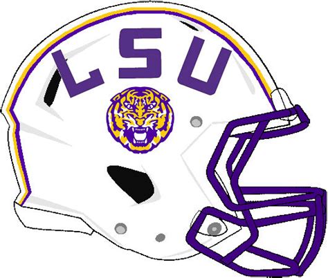 LSU white rev speed helmet by Chenglor55 on DeviantArt