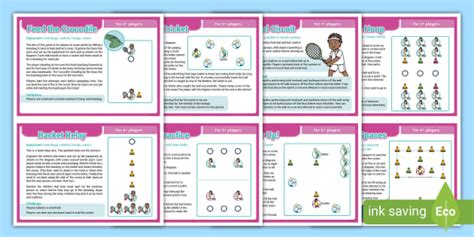 Bat and Ball Games Pack - KS1 - PE (teacher made) - Twinkl