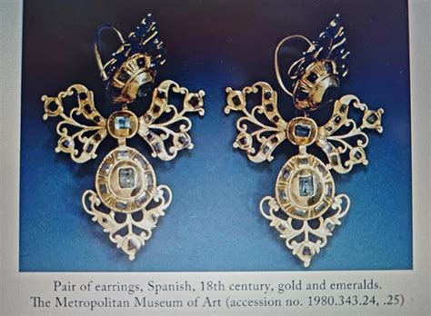 Pair 18th Century Spanish Rose-Cut Diamond and 18 K Gold Earring ...