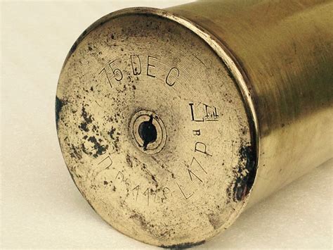 Need help understanding markings on french 75mm artillery gun shell ...