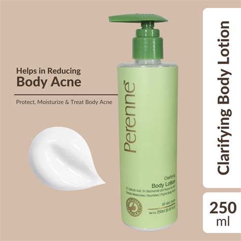 Perenne Clarifying Body Lotion | 2% Salicylic Acid, 3% Niacinamide & H ...