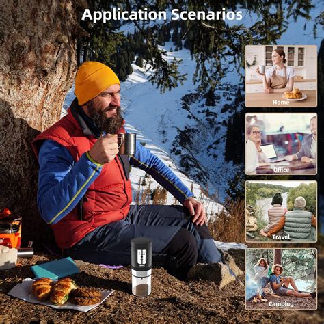 Buy Electric Burr Grinder, Tulevik Portable Single Coffee Maker for ...