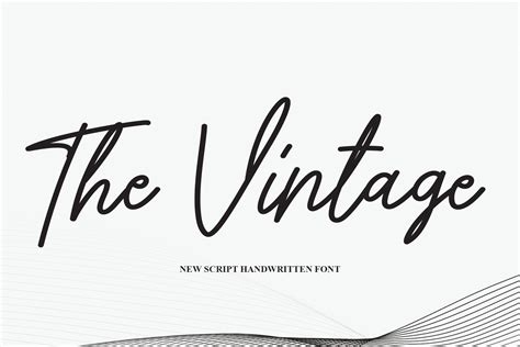 Vintage Script Font