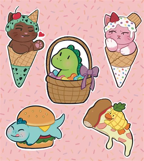 Moriah Elizabeth Character Waterproof Vinyl Stickers Pickle - Etsy