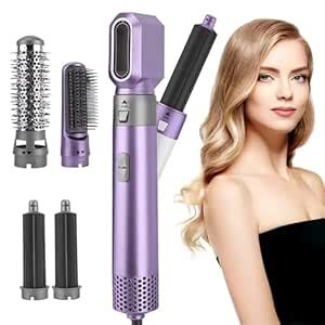 Drumstone 5-in-1 Hot Air Styling Brush with Interchangeable Attachments ...