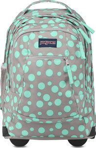 JanSport DRIVER 8 36 L Trolley Laptop Backpack GREY RABBIT SYLVIA DOT ...