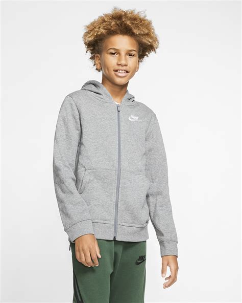 Nike Sportswear Club Older Kids' Full-Zip Hoodie. Nike IN
