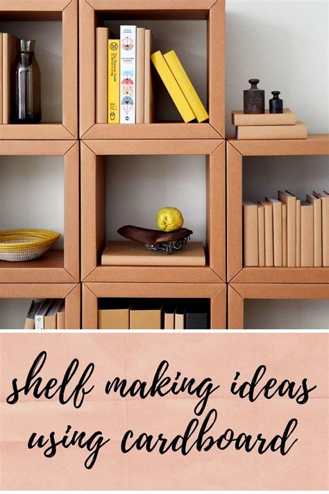 Image result for Cardboard Shelf Tutorial