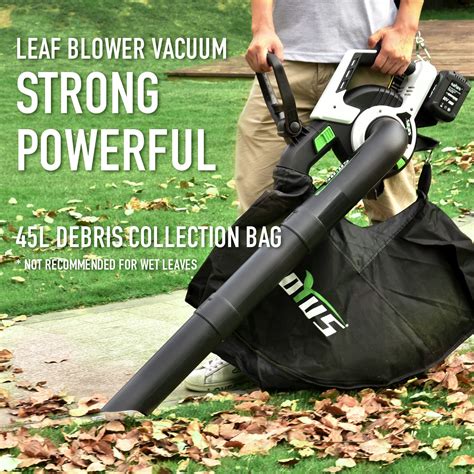 Snapklik.com : Cordless Leaf Blower&Vacuum SOYUS 3in1 Leaf Vacuum ...