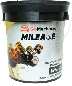 GoMechanic Mileage 15W40 API CF 4 SG High Performance Longer Protection ...