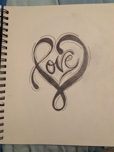 easy drawings love