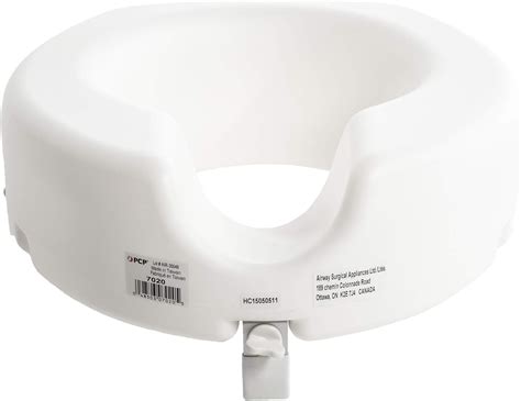 Buy PCP 5 Elevated Toilet Seat, Universal Fit, Tall Profile Rise Height ...