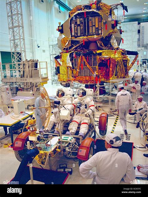 NASA Apollo 17 lunar landing mission prime crew astronauts Gene Cernan ...