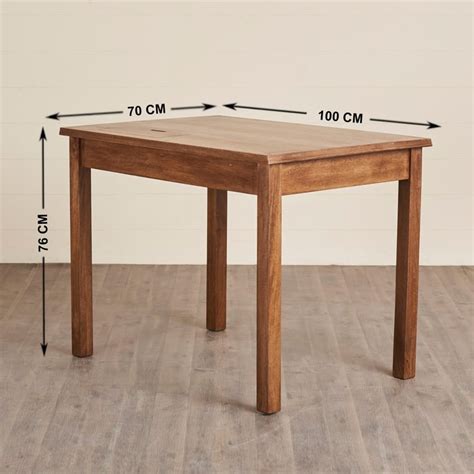 Buy Helios Woodstock Mango Wood Study Desk - Brown from Helios by Home ...