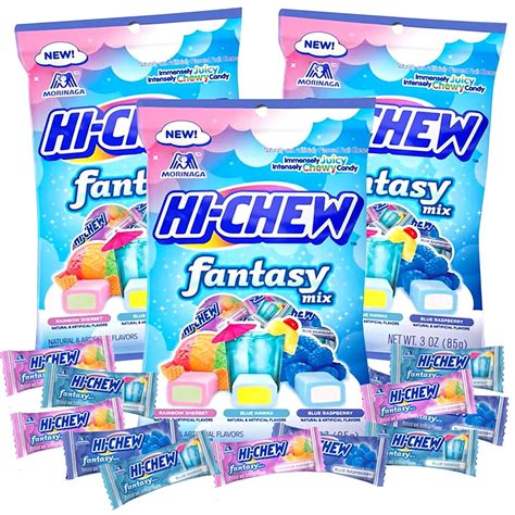 Needzo's Hi-Chew Fantasy Mix, Summer Candy, 3 Flavors, Pack of 3, 3 ...